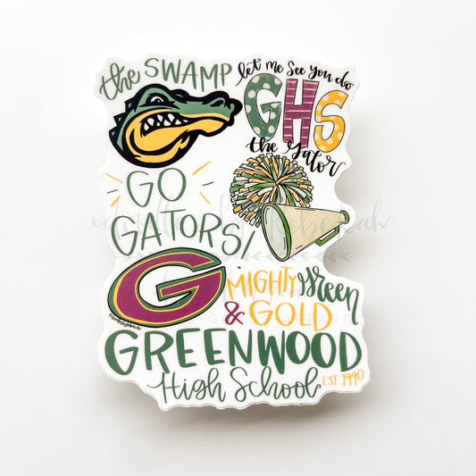 Greenwood High School Sticker - Sticker