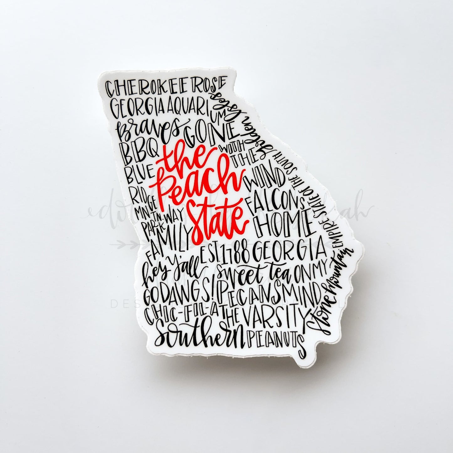 The Peach State Sticker - Sticker