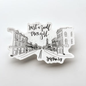 Just A Small Town Girl Georgetown KY Sticker - Sticker