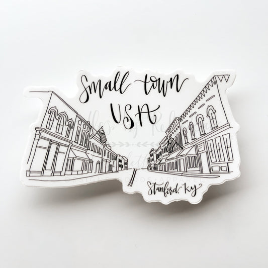 Small Town USA Stanford KY Sticker - Sticker