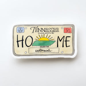 Ooltewah Tennessee License Plate Sticker