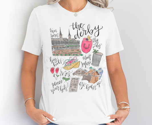 Derby Collage Tee