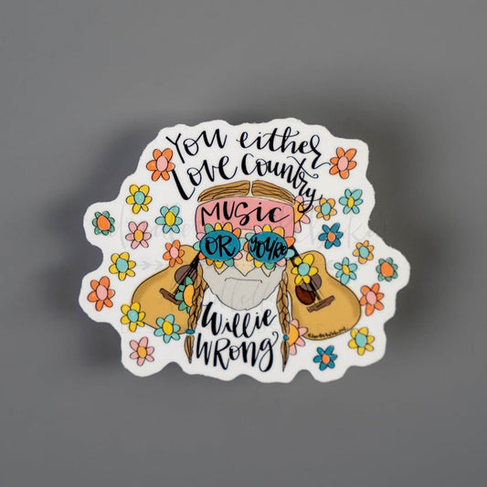 Willie Wrong Sticker - Sticker