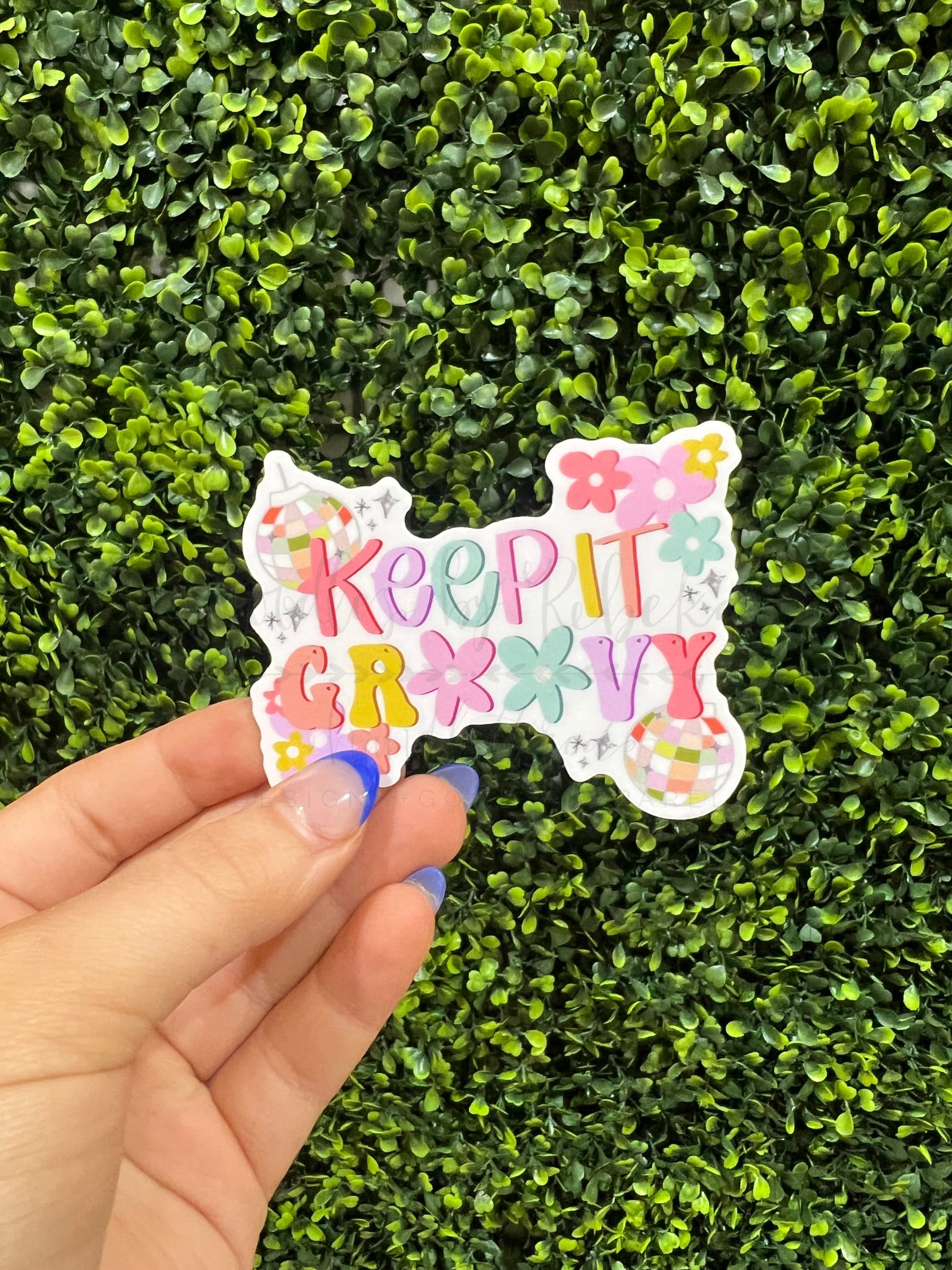 Keep It Groovy Sticker - Sticker