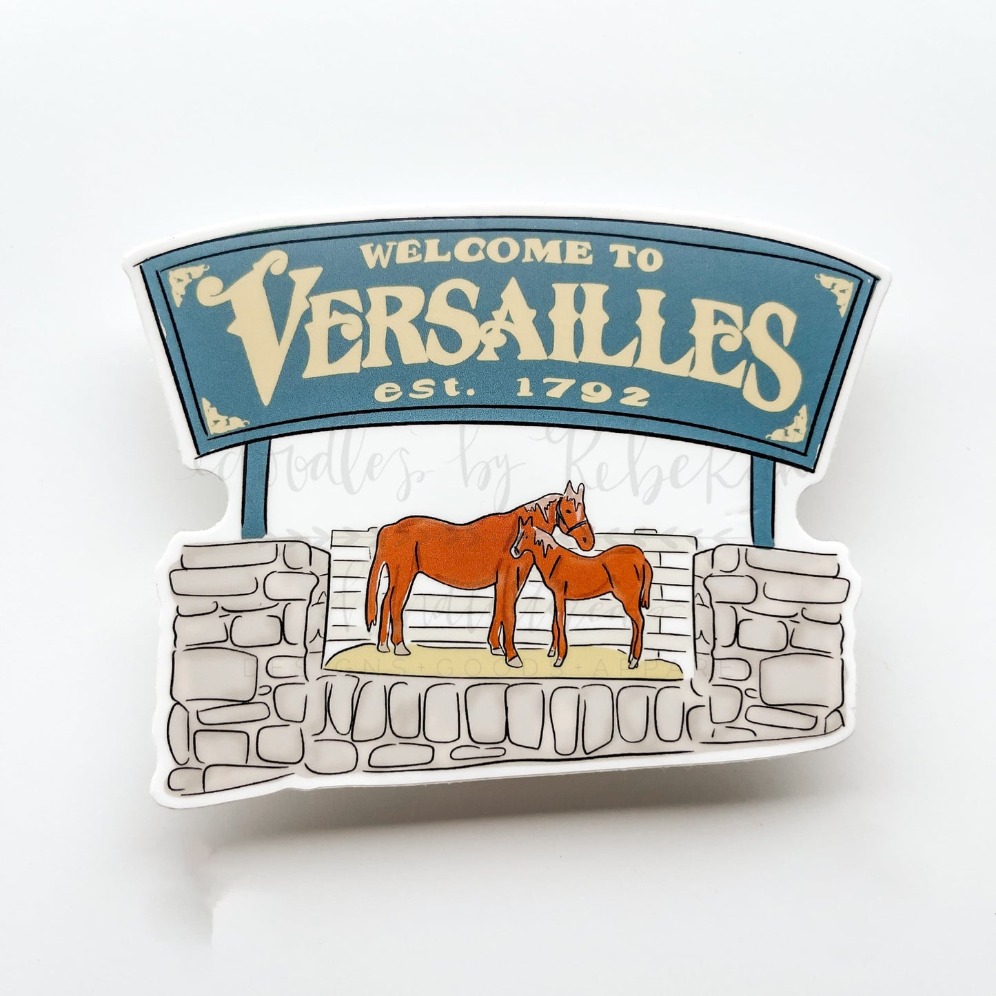 Welcome to Versailles Sticker - Sticker