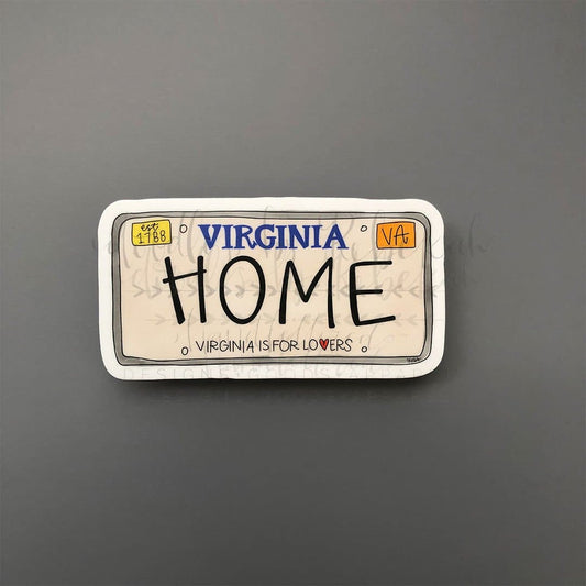 Virginia License Plate Sticker - Sticker