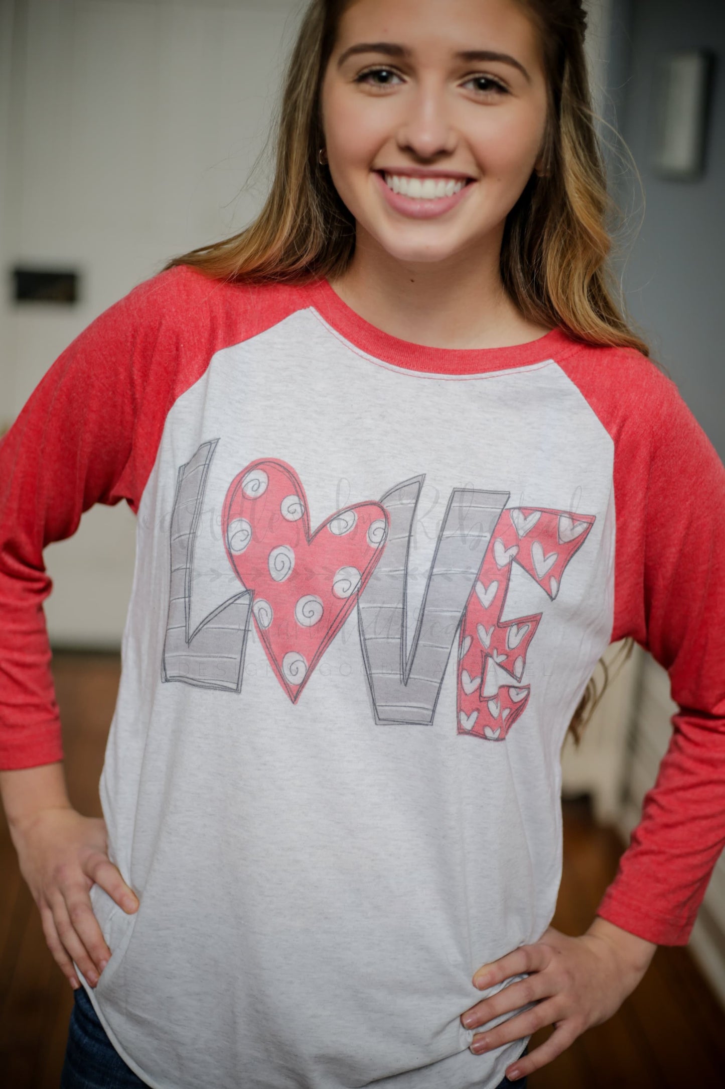 LOVE Valentine’s Day Raglan - Tees