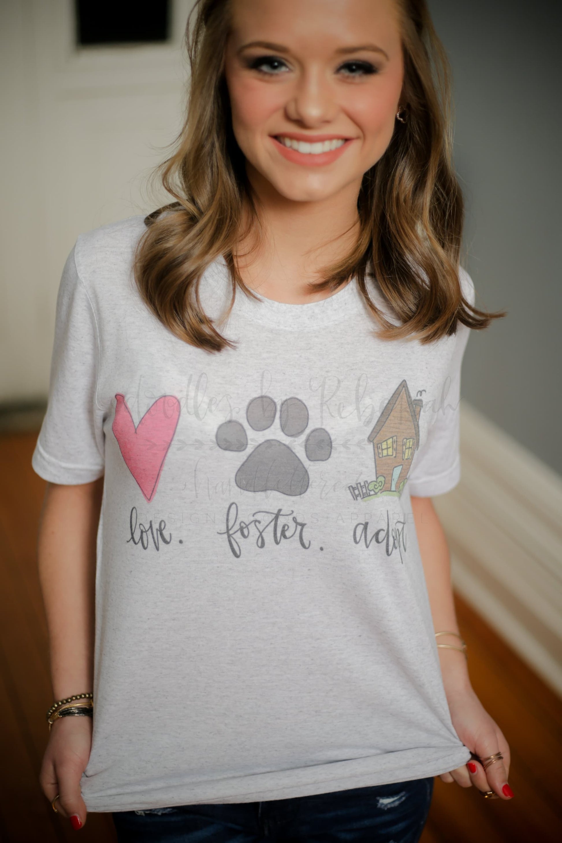 Love. Foster. Adopt. (Pet) Tee - Tees