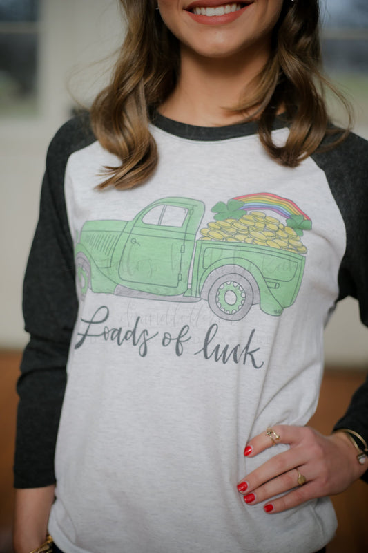 Loads of Luck Raglan - Tees