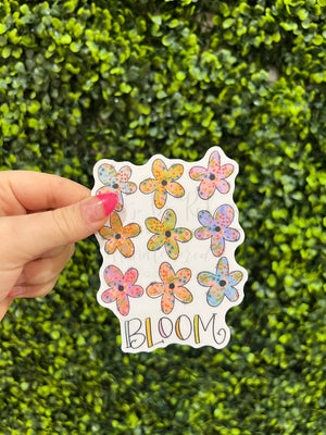 Bloom Flowers Sticker - Sticker