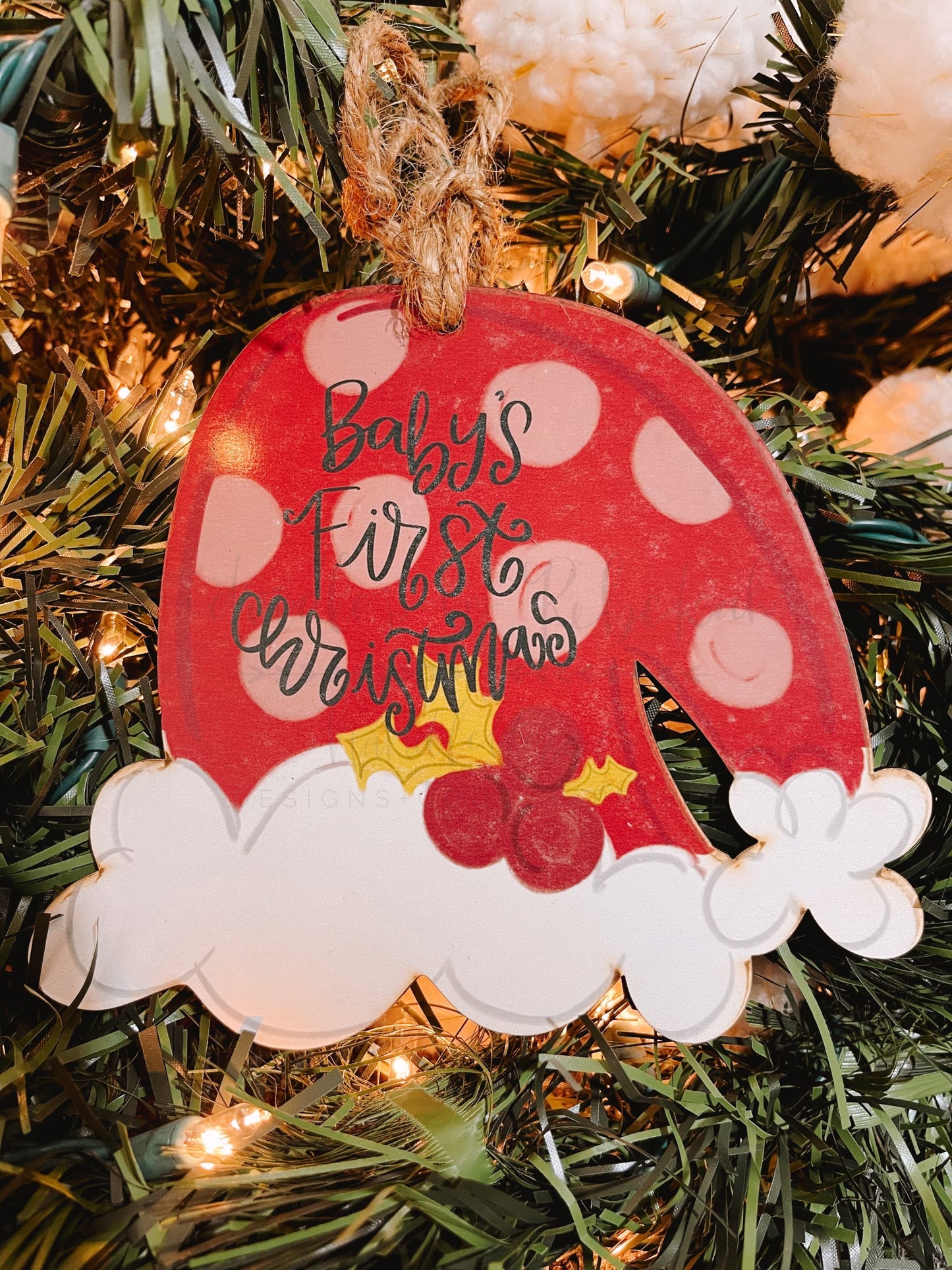 Baby’s First (Girl) Ornament- Multiple Designs! - Ornaments