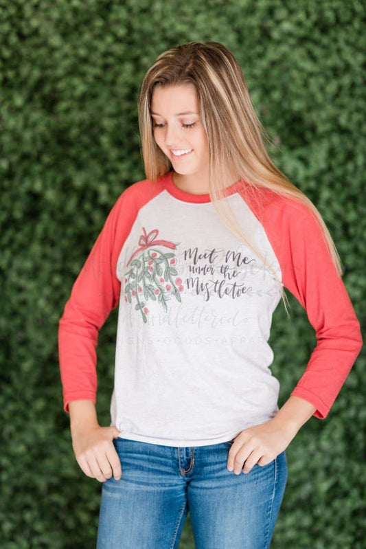 Meet Me Under the Mistletoe - Tees