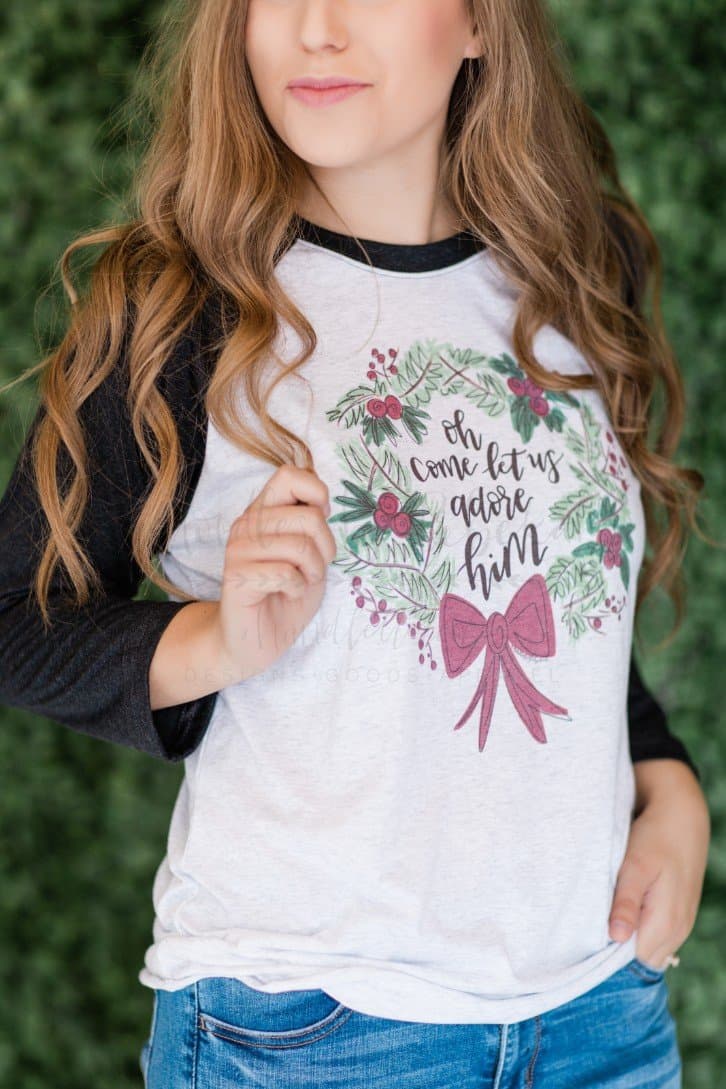 Oh Come Let Us Adore Him - Tees