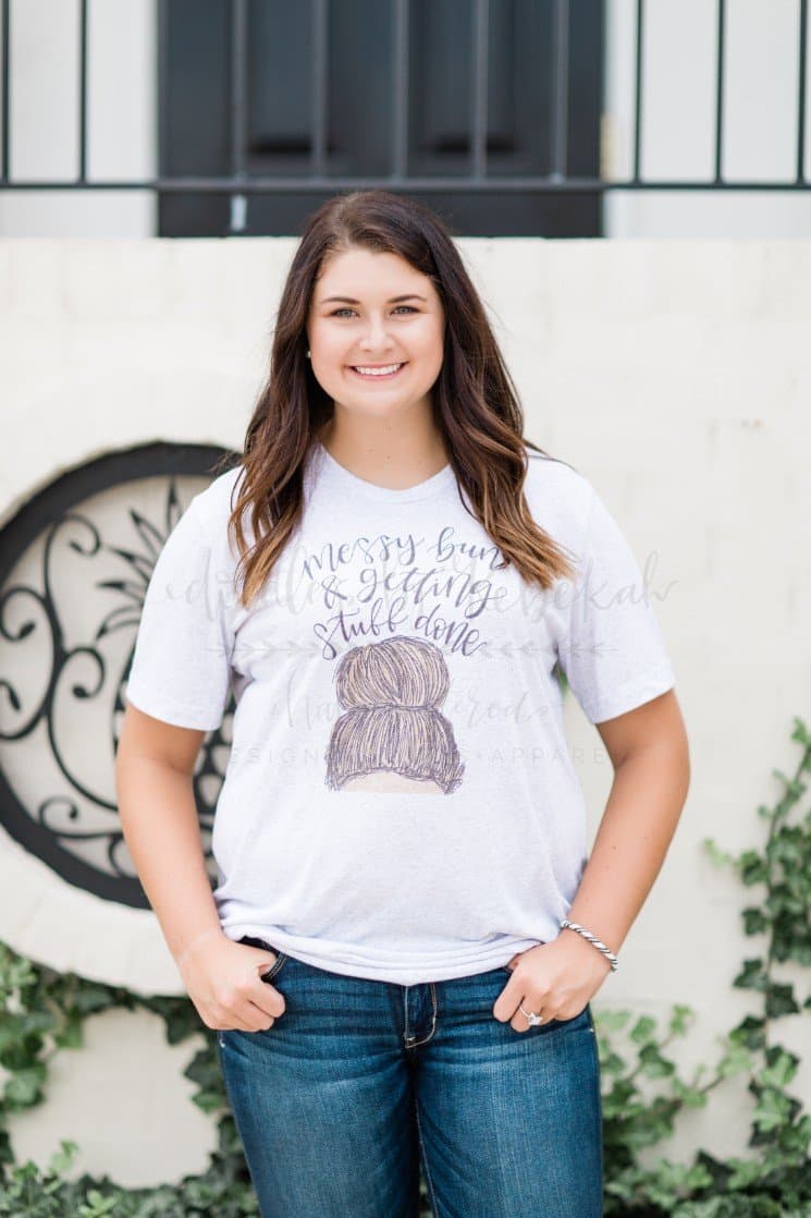 Messy Bun Tee - Tees