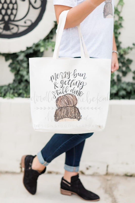 Messy Bun Tote - Tote