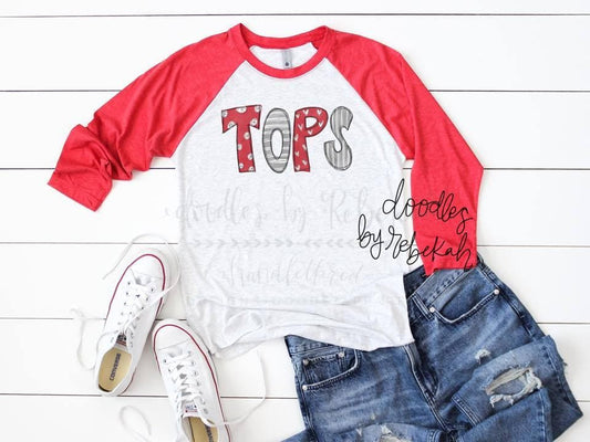 TOPS Raglan - Tees