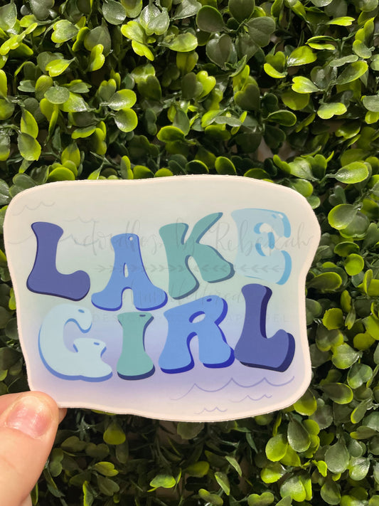 Lake Girl Sticker - Sticker