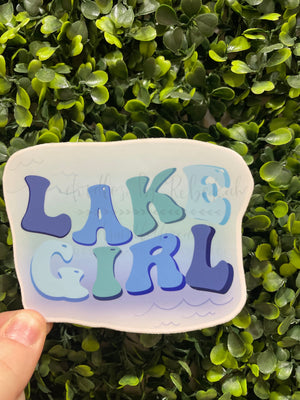 Lake Girl Sticker