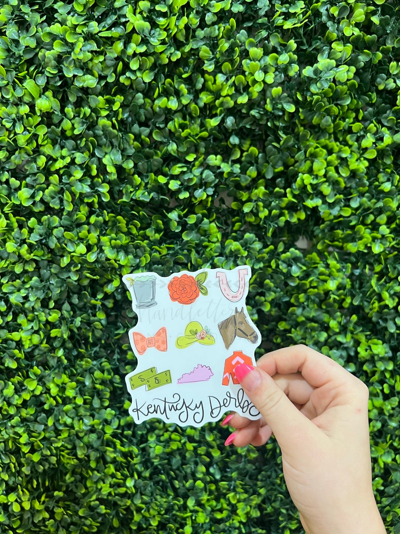 9 Derby Icons Sticker - Sticker