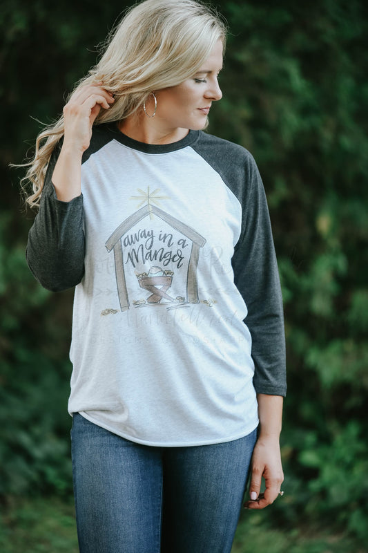 Away In A Manger - Tees