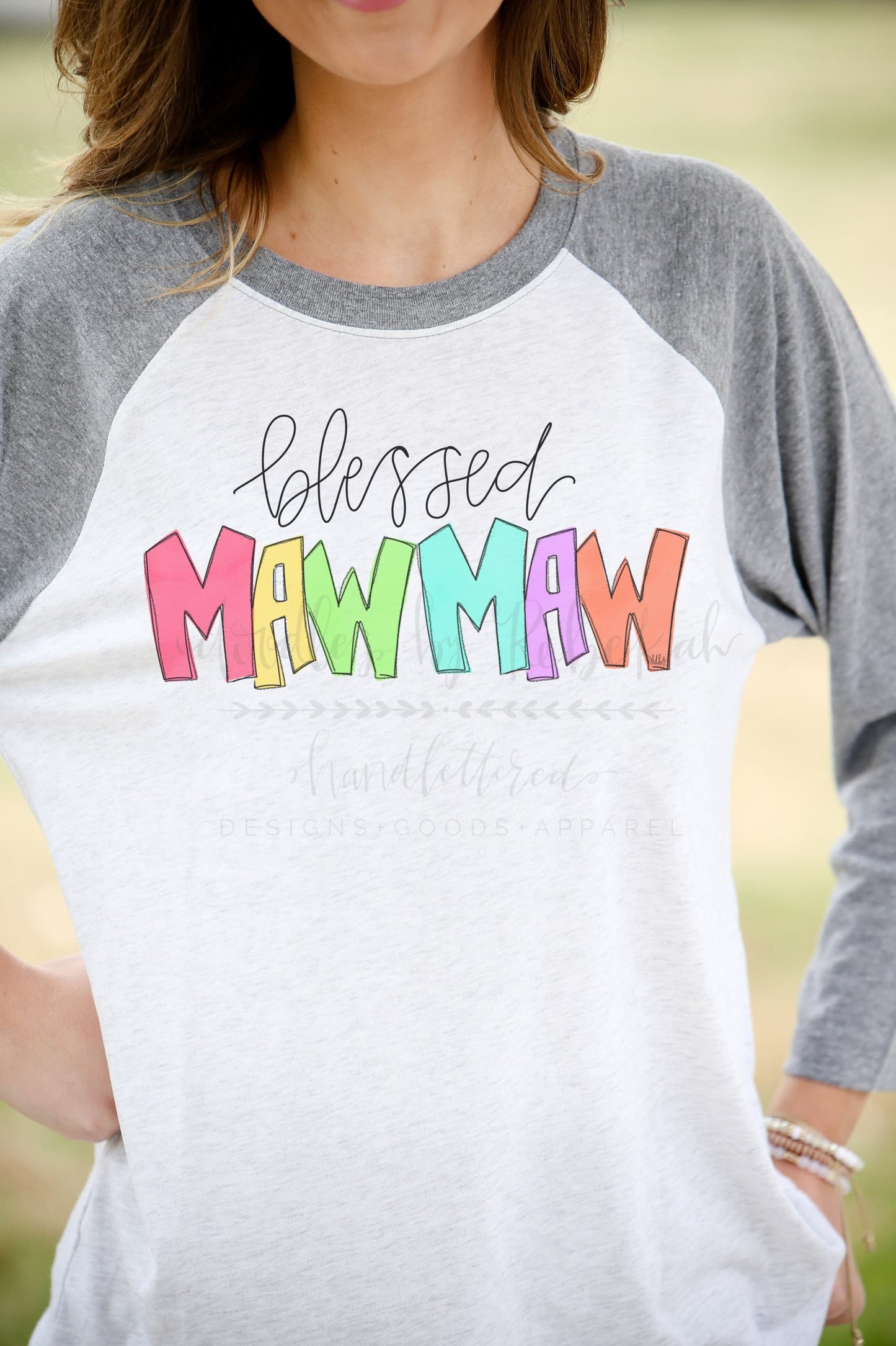 *Choose your own name* maw maw raglan
