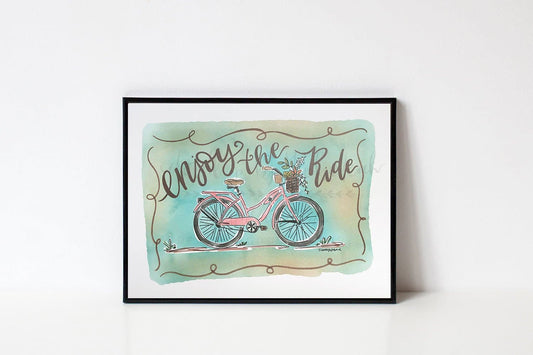 Enjoy The Ride 8x10 Print - Print