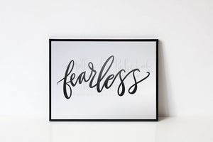 Fearless 8x10 Print - Print