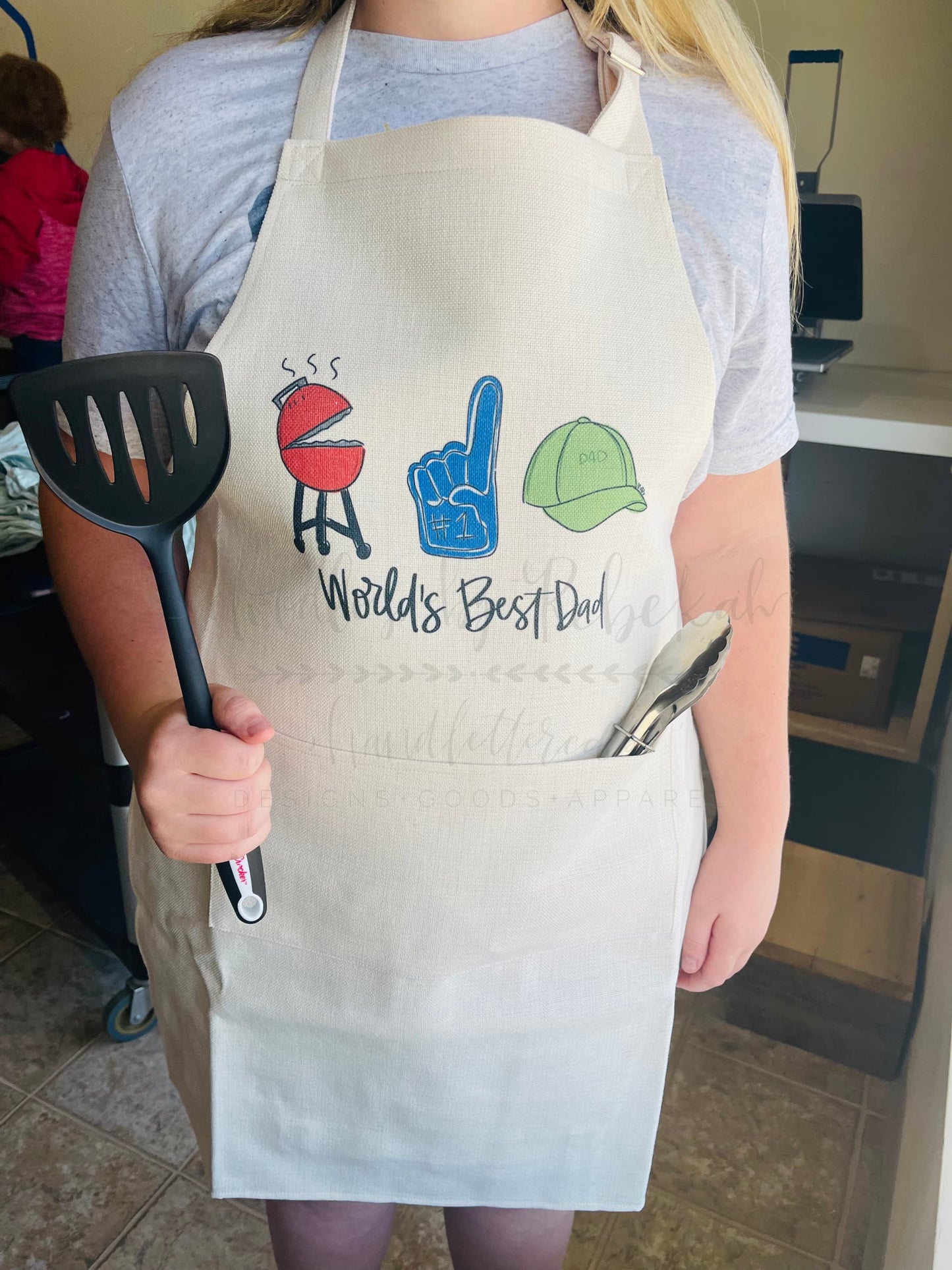World’s Best Dad Apron - Aprons