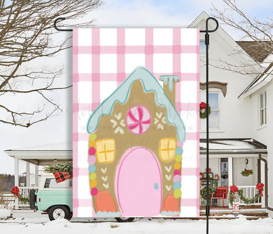 Gingerbread Garden Flag - Garden Flag