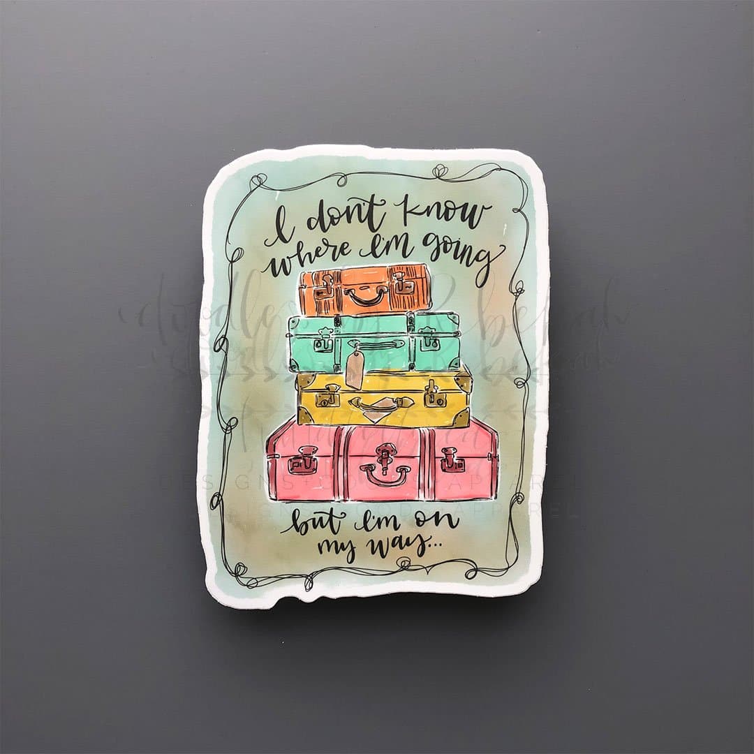 Suitcases Sticker - Sticker