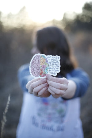 Your Mind Is a Garden Sticker - Sticker