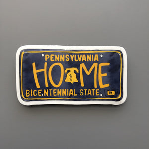 Pennsylvania License Plate Sticker - Sticker