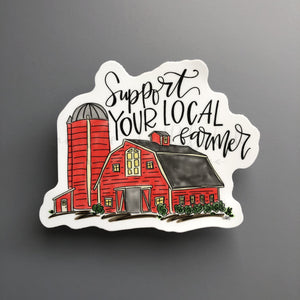 Support Your Local Farmer Sticker - Support Your Local Farmer - Sticker