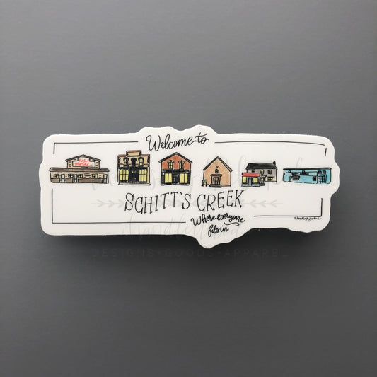 Welcome to Schitt’s Creek Sticker - Sticker