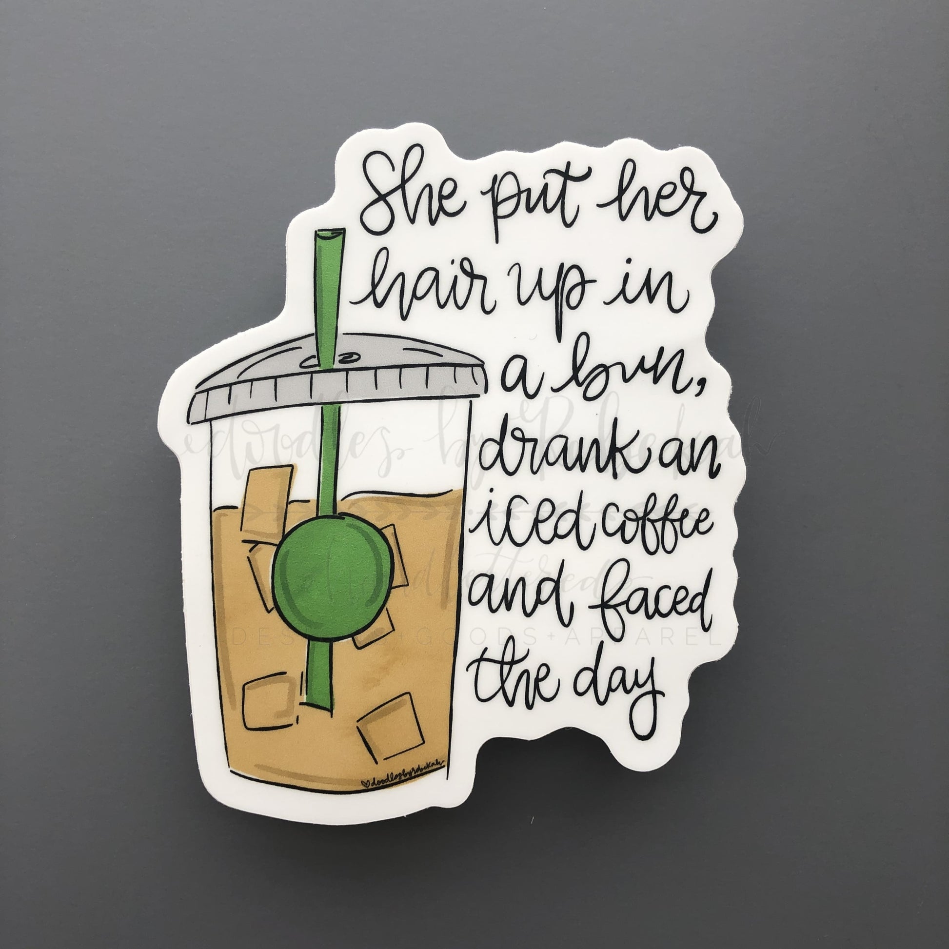 Iced Coffee Sticker - Sticker