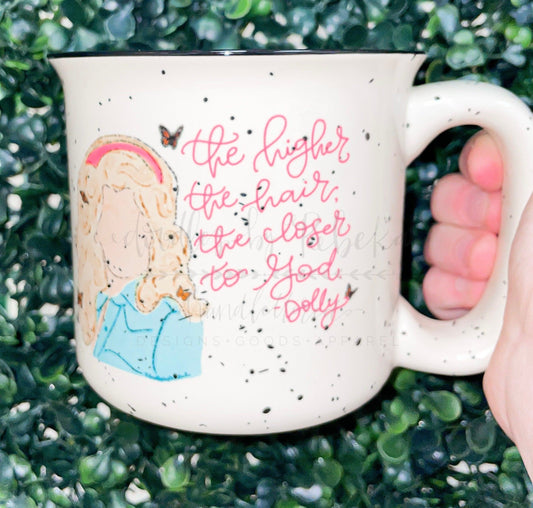 The Higher The Hair Mug - Coffee Mug