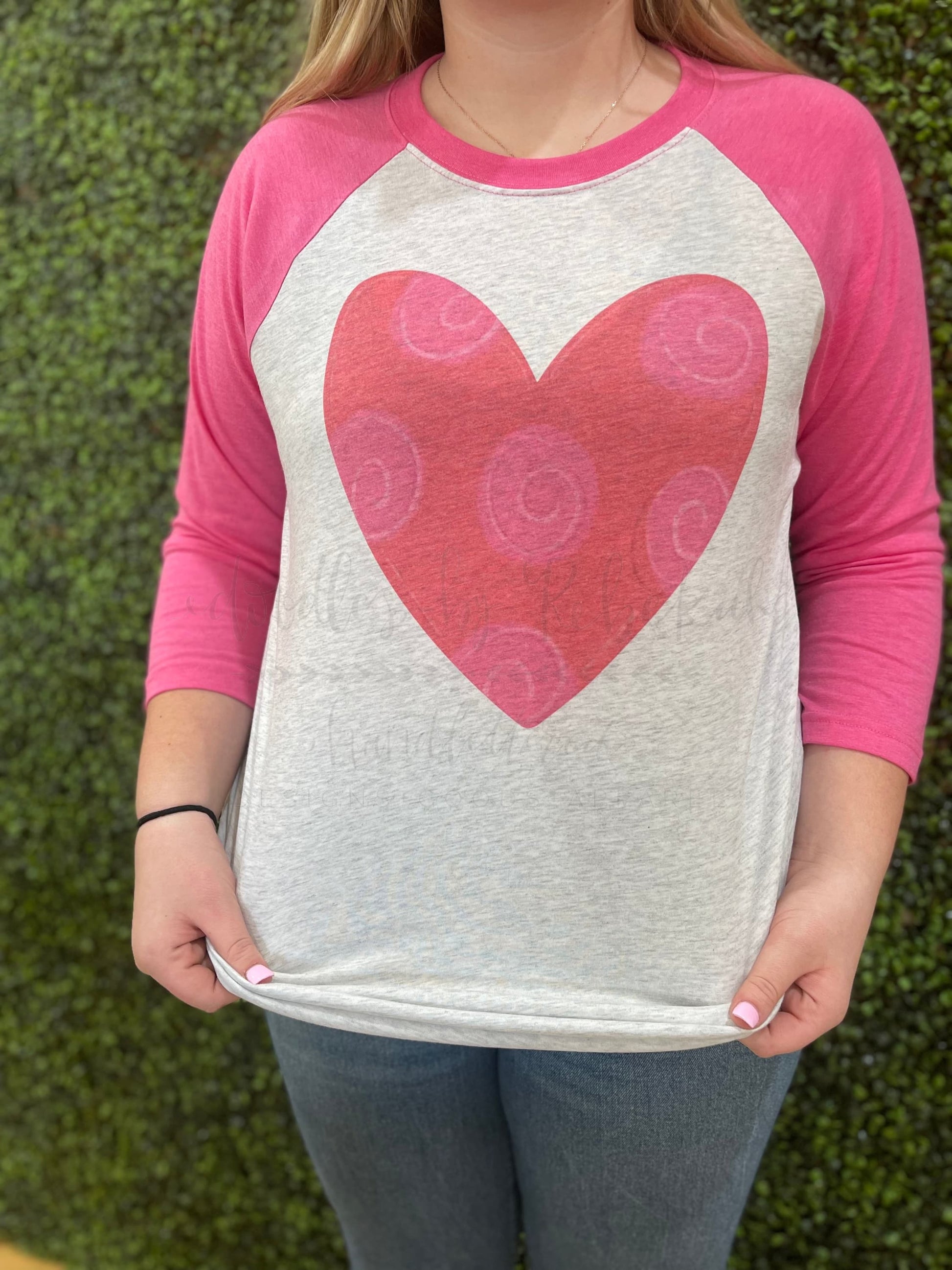 Polka Dot Heart - Tees