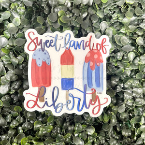 Sweet Land of Liberty Sticker