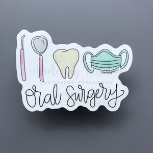 Oral Surgery Sticker