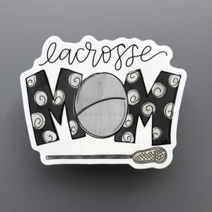Lacrosse Mom Sticker - Sticker