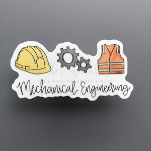 Mechanical Engineering Sticker