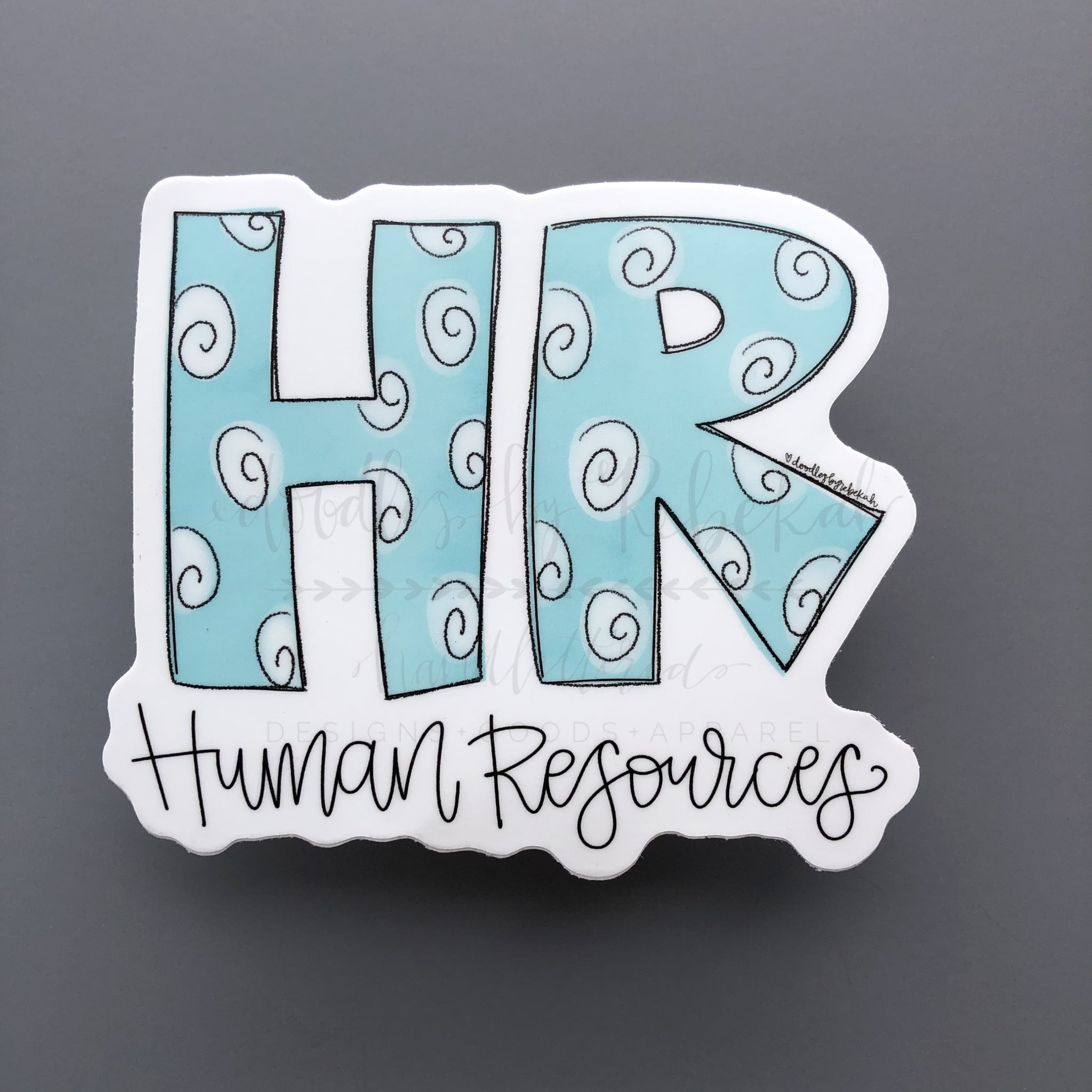 Doodles by Rebekah - Human Resources (HR) Sticker