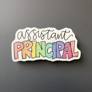 Assistant Principal Sticker - Sticker