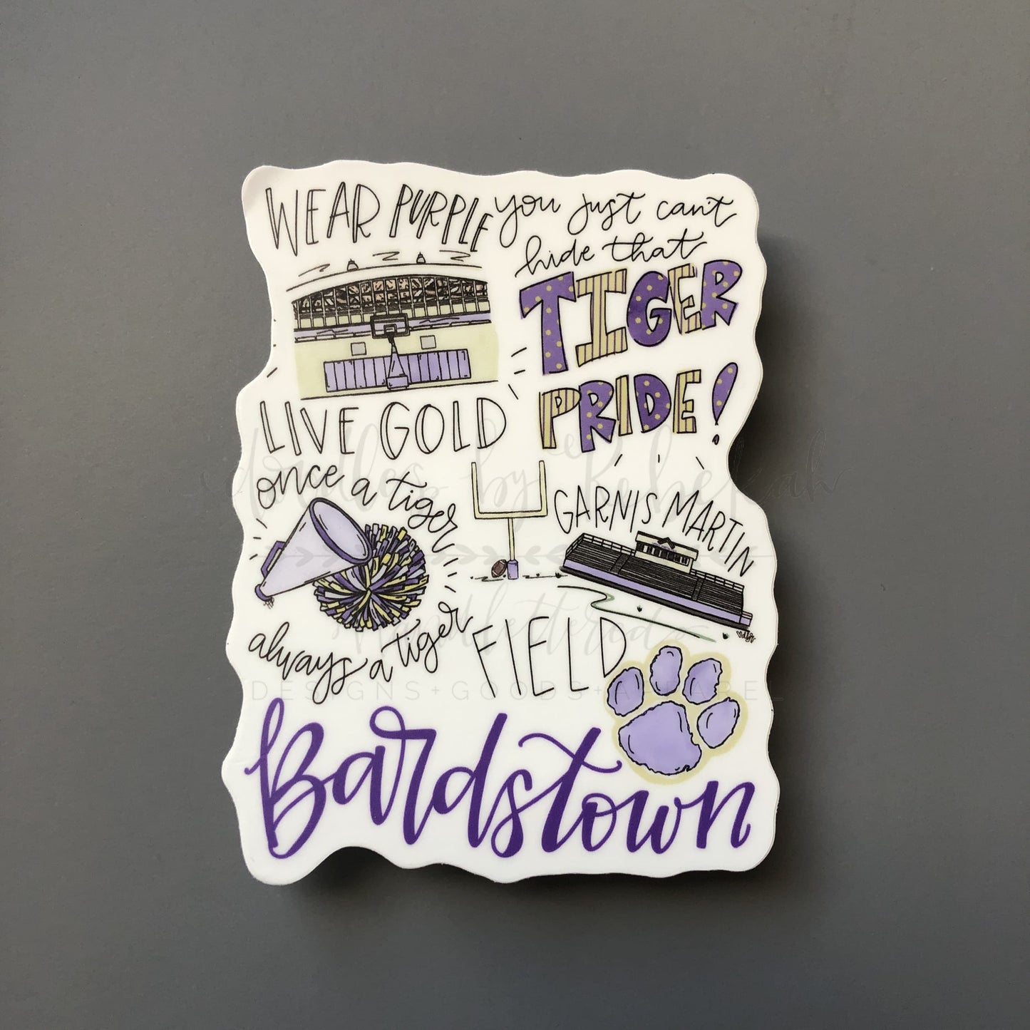 Bardstown High School Pride Sticker - Sticker