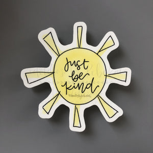 Just Be Kind Sticker - Sticker