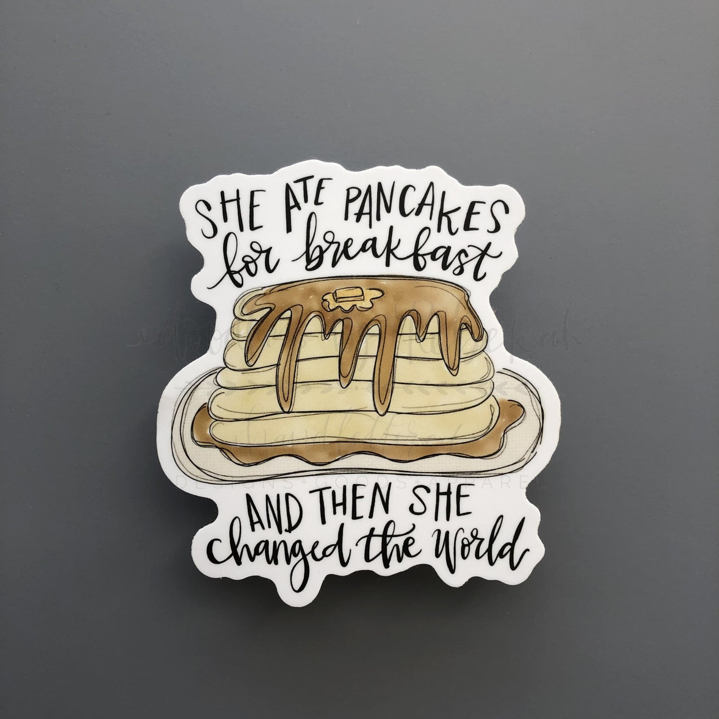 Pancakes For Breakfast Sticker - Sticker