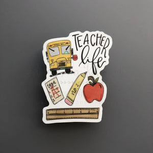 Teacher Life Sticker - Sticker
