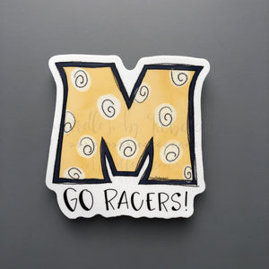 Murray ’M’ Sticker