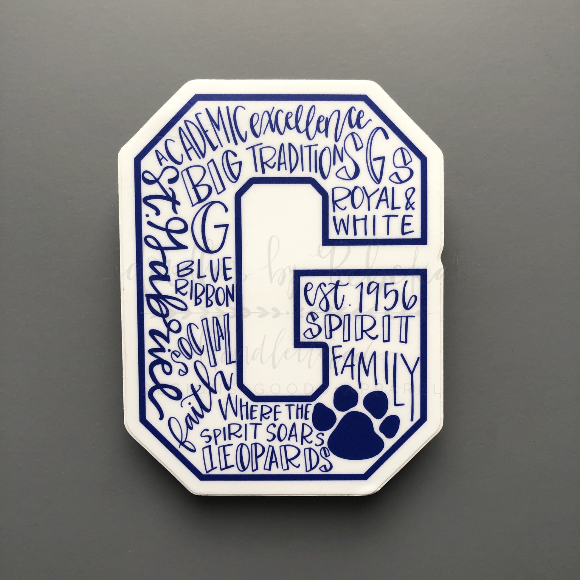 St. Gabriel High School ’Word Art’ Sticker - Sticker