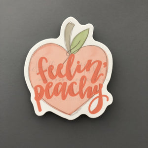 Feelin’ Peachy Sticker - Sticker